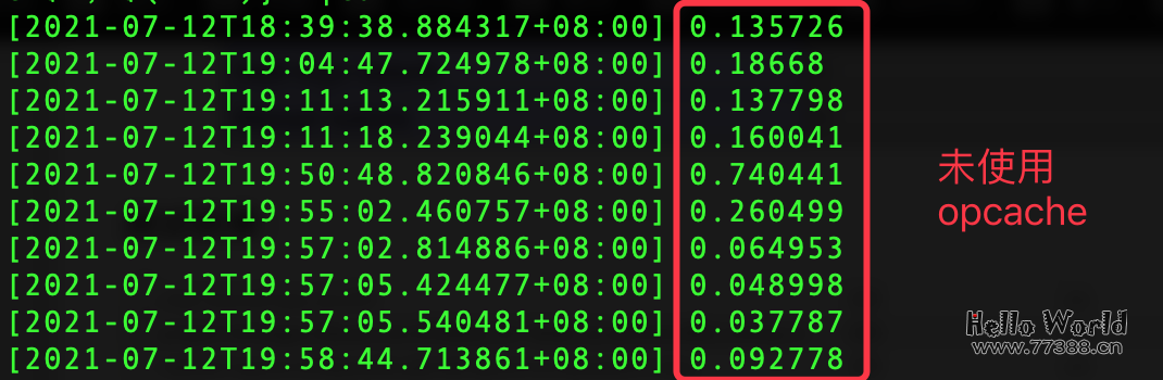 php7性能优化之opcache